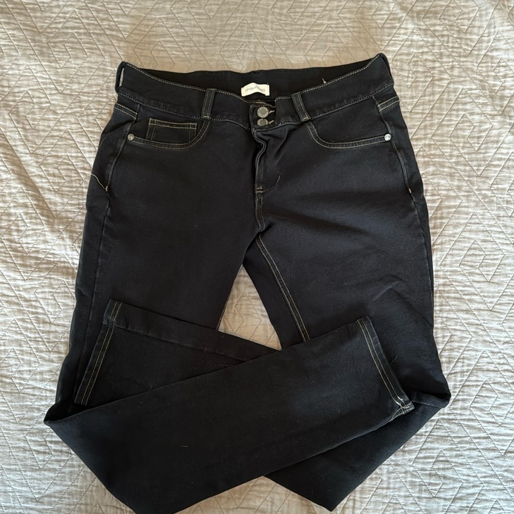 Maurice’s black skinny jeans